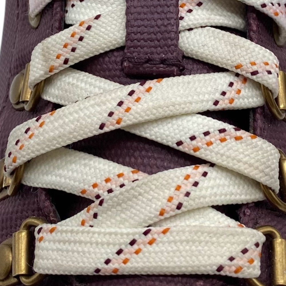 Keds Womens Shoes Scout Lace Up Boots Sz 9.5 Plum Purple Water Resistant Flat - Picture 6 of 13